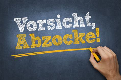 Abzocke .
